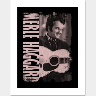 Merle Haggard - Nametype Posters and Art